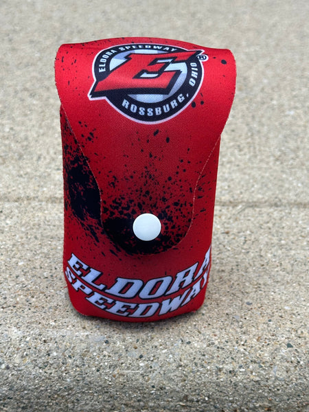 Eldora Speedway Red Fliptop Coozie