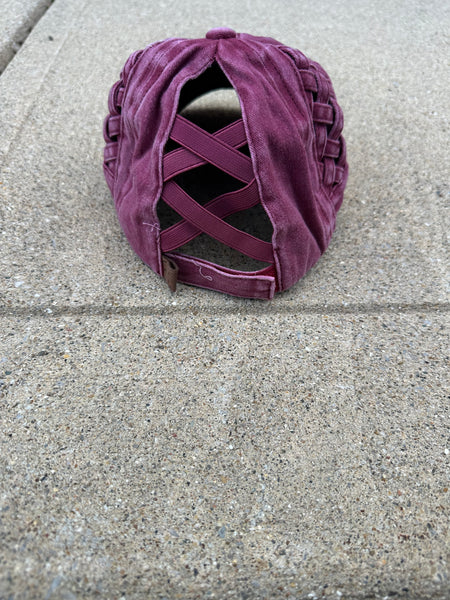 Eldora Speedway Ponytail Women's Adjustable Hat