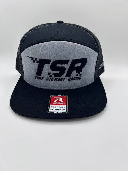 TSR Faded Checkers Flat Bill Snapback