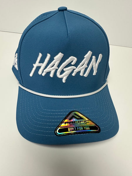 Hagan Blue Puff Adjustable Hat