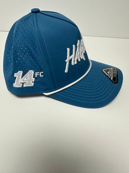 Hagan Blue Puff Adjustable Hat