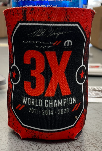 Matt Hagan 3x Champ Coozie
