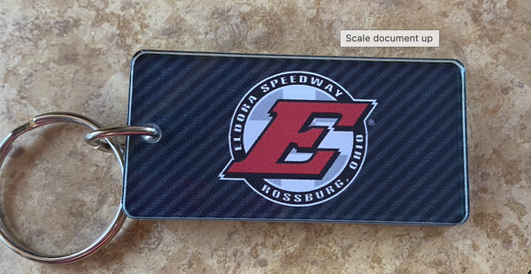 Eldora Striped Keychain
